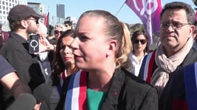 Grève du 18-septembre: "La macronie, aujourd’hui, ne tient plus que par le fil de la peur et de la répression", dénonce Mathilde Panot