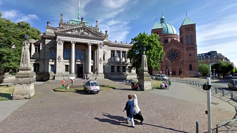 Le palais de justice de Strasbourg. Gamze Yavuzyilmaz, une jeune femme d'origine turque, était décédée au pied de son immeuble.