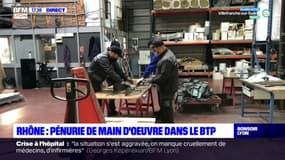 Rhône : pénurie de main d'oeuvre dans le BTP