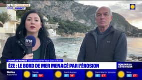 Èze: le bord de mer menacé par l'érosion, plusieurs bâtiments susceptibles d'être détruits d'ici 2028