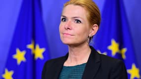 La ministre de l'Immigration danoise Inger Støjberg , le 6 janvier 2016 à Bruxelles.