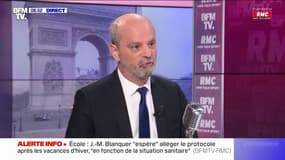 Blanquer : "Je suis là et tant pis si je prends des coups"