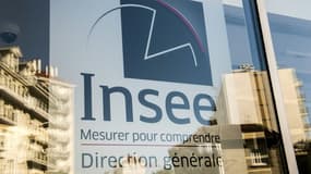 Logo de l'Insee, le 14 juin 2019 à Montrouge (Hauts-de-Seine) 