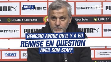 Ligue 1 / Rennes : Genesio avoue qu’il y a eu une remise en question avec son staff
