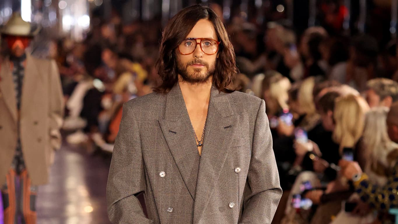  Jared Leto lors du défilé Gucci Love Parade à Hollywood le 2 novembre 2021