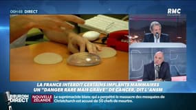 Prothèses mammaires: "Meme si il y a rupture de la prothèse, le silicone ne fuit pas partout"