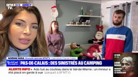 Pas-de-Calais: après les inondations, des sinistrés au camping