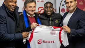 Royston Drenthe (deuxième en partant de la droite)