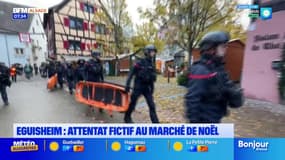 Haut-Rhin: exercice de sécurité au marché de Noël d'Eguisheim pour prévenir le risque d'attentat