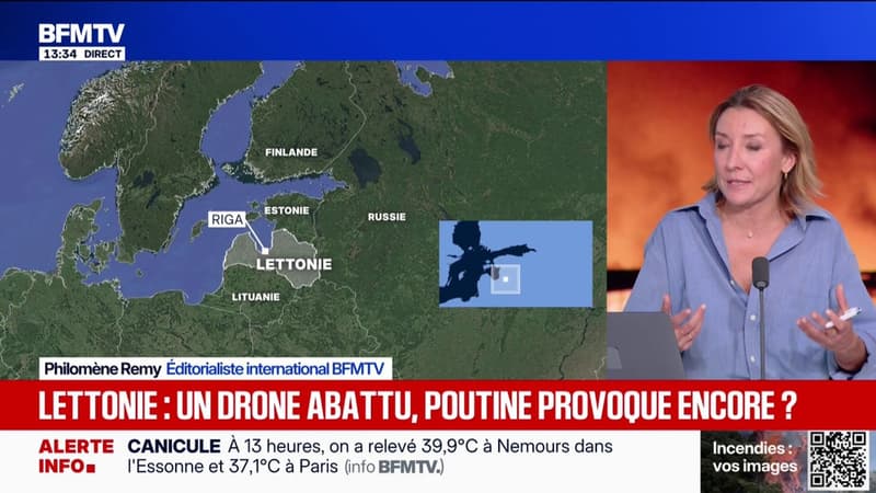 Des avions de l'Otan abattent un drone dans l'espace aérien letton