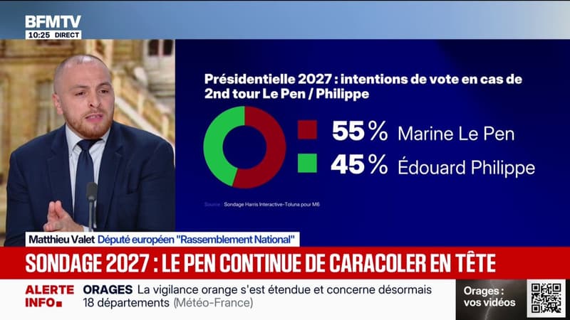 Marine Le Pen devant le Medef: le RN souhaite "libérer l'économie française", assure Matthieu Valet, député européen du Rassemblement national