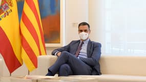 Le Premier ministre espagnol Pedro Sanchez au palais Moncloa à Madrid, le 29 juin 2021