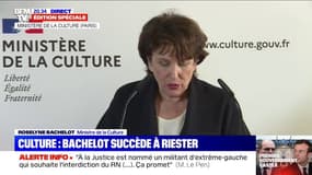 Roselyne Bachelot (nouvelle ministre de la Culture): "L’urgence absolue sera d’aider à la remise en route des lieux de culture"