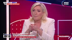 Marine Le Pen maintient qu'elle veut accueillir des réfugiés ukrainiens