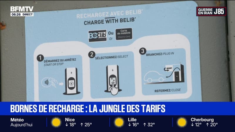 Voitures électriques: l'association Que Choisir Ensemble dénonce la "jungle" des tarifs des bornes de recharge en France