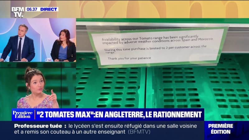 Le choix de Marie - "2 tomates maximum par personne": en Angleterre, les supermarchés mettent en place un rationnement