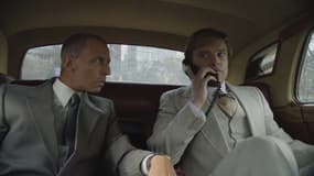 Jeremy Strong et Sebastian Stan dans le film "The Apprentice"
