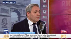 Xavier Bertrand: "Le diesel a été la goutte d'eau qui a fait déborder le gaz. Le moratoire, c'est un préalable."