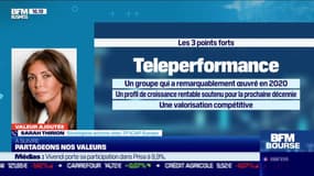 Sarah Thirion (TP ICAP Europe) : Teleperformance, un groupe qui a remarquablement oeuvré en 2020 - 25/01