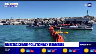 Var: un exercice antipollution menée aux Issambres