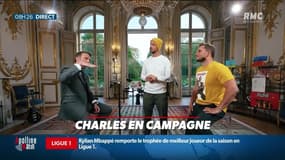Charles en campagne : Emmanuel Macron participe au concours d'anecdotes de MacFly et Carlito - 24/05