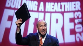 Cory Brooker, s'exprime lors du sommet "Building a Healthier Future", le 8 mars 2013 à Washington, DC.