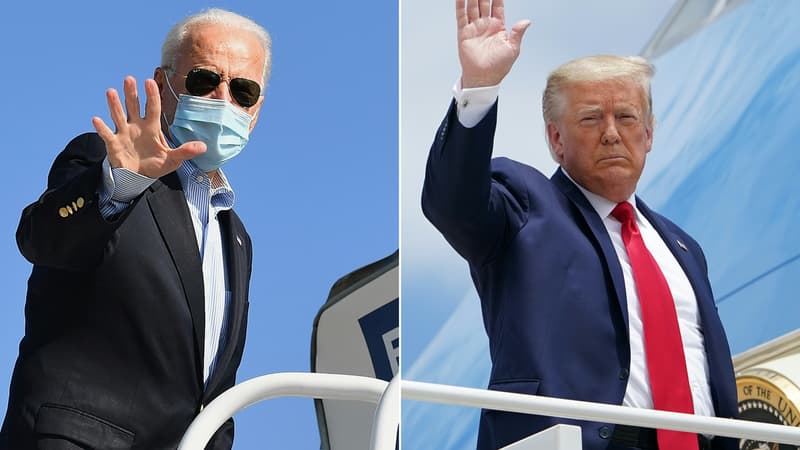 Joe Biden et Donald Trump s'affrontent dans les urnes ce 3 novembre.