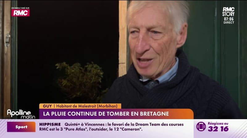 La pluie continue de tomber en Bretagne