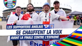 Euro 2024 : Les supporters Anglais chantent dans les rues avant la finale