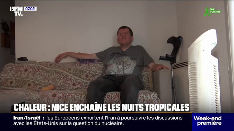 Chaleur: à Nice, les habitants enchaînent les nuits tropicales