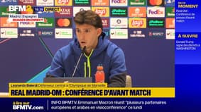"Il faut minimiser les erreurs et donner le maximum. On pourrait créer du danger", s'enthousiasme Leonardo Balerdi avant Real-OM