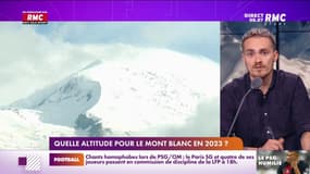Quelle altitude pour le Mont-Blanc en 2023 ?