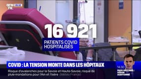 Covid-19: la tension monte dans les hôpitaux