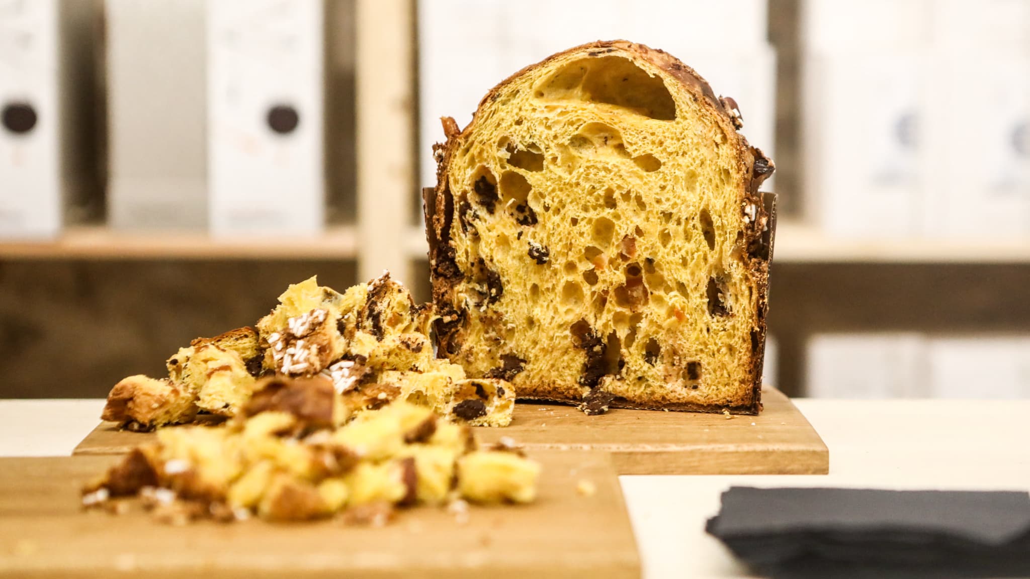 Un panettone, le 24 novembre 2018, à Milan, en Italie.