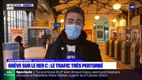 Grève sur le RER C: le trafic très perturbé ce lundi, un train sur trois en circulation