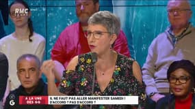 #Giletsjaunes - "Si j'étais présidente de la République, je regarderais ce qui se passe par le balcon !" @ZohraBitan #GGRMC