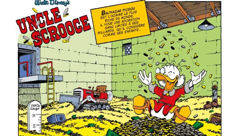 Picsou et ses pièces