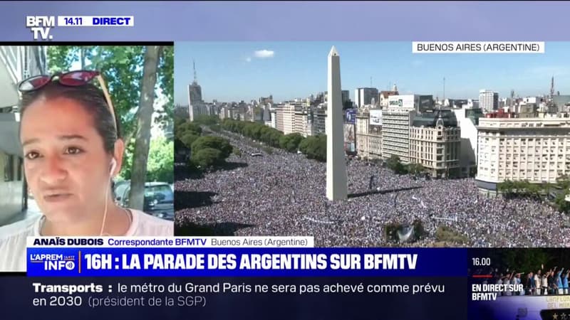 Une marée humaine attend les champions du monde dans les rues de Buenos Aires