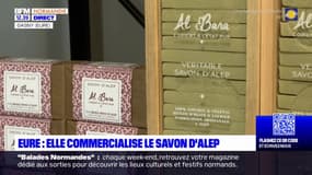 Eure: elle commercialisse le savon d'Alep