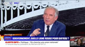 Un gouvernement LR? Pour François Bayrou (président du MoDem), "ce n'est pas une hypothèse qui permettrait" la participation du MoDem