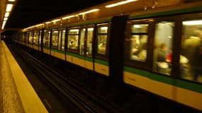 Le métro parisien.