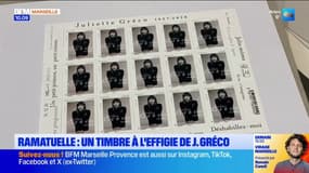 Var: un timbre à l'effigie de Juliette Gréco à Ramatuelle