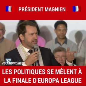 Quand les politiques se mèlent à la finale d'Europa League entre l'OM et l'Atlético de Madrid