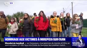 Les habitants de Mirepoix-sur-Tarn ont rendu hommage aux victimes de l'effondrement du pont