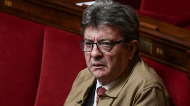 Jean-Luc Mélenchon sur les bancs de l'Assemblée nationale, le 25 septembre 2019
