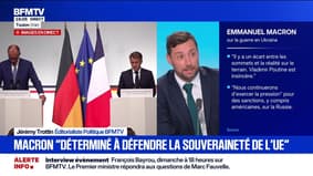 Emmanuel Macron: "Il est hors de question, pour lui, de lâcher cette présidence de la République", observe Jérémy Trottin, éditorialiste politique BFMTV