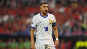 Kylian Mbappé lors de France-Espagne (1-2, Euro), le 9 juillet 2024
