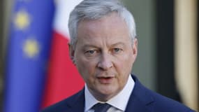 Le ministre de l'Economie Bruno Le Maire à l'Elysée, le 28 février 2022