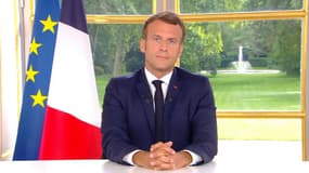Emmanuel Macron le 14 juin 2020