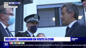 Le ministre de l'Intérieur Gérald Darmanin est en visite à Lyon